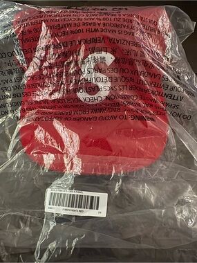 Supreme Brand New, Never Been Worn, Red Baseball Cap with White S Logo